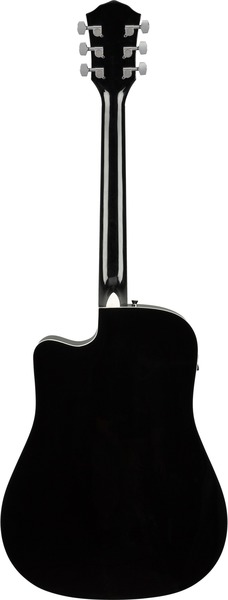 Fender FA-125CE MKII WN Dreadnought Acoustic (black)