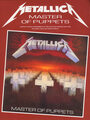 Cherry Lane Masters of Puppets Metallica Livro de Canto Guitarra