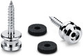 Schaller S-Locks Safety Belt (2 single belt pins, chrome, M screw) Tragband Strap-Locks