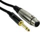 Female XLR to Mono Jack Cables 5-10m