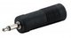 Adaptador Jack 6,3mm Fêmea-3,5mm Fêmea