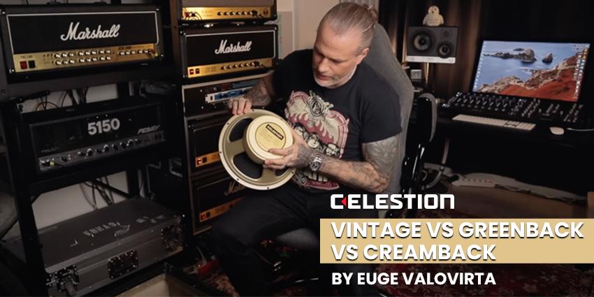 Celestion Vintage VS Greenback VS Creamback