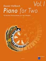 Piano for two Vol 1 Hellbach Daniel