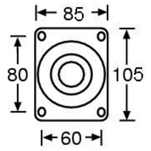 Adam Hall Guitel 37026 (100mm / 150Kg - green)