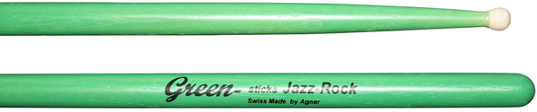 Agner Jazz-Rock Green-Sticks Hickory