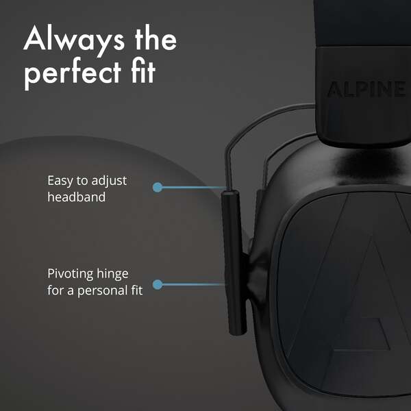 Alpine Defender Earmuffs (black)