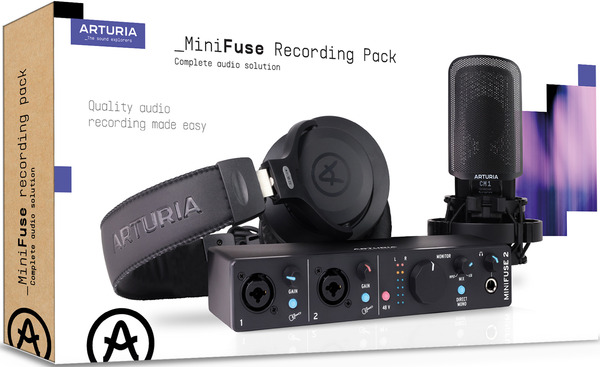 Arturia MiniFuse Recording Pack (black)