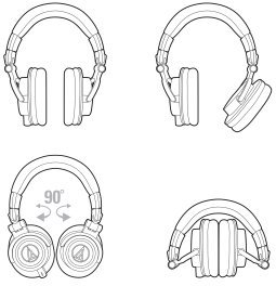 Audio-Technica ATH-M50X (white)