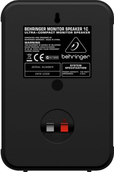 Behringer 1C-BK Monitor Speakers (Black)