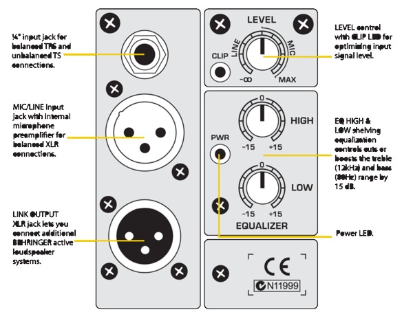 Behringer Eurolive B208D (Black) MusiX