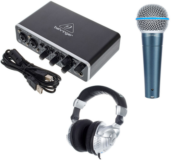 Behringer Recording Kit (incl. interface, mic, headphones)