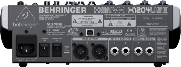 Behringer Xenyx X1204USB | MusiX