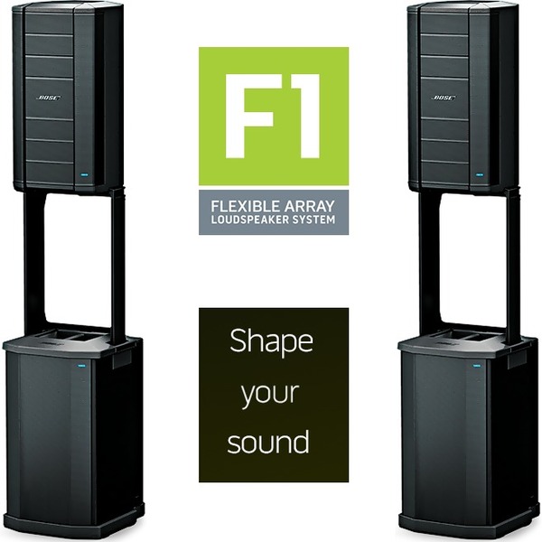 Bose F1 - Flexible Array Complete Set (2 x model 812 + 2 x subwoofers)