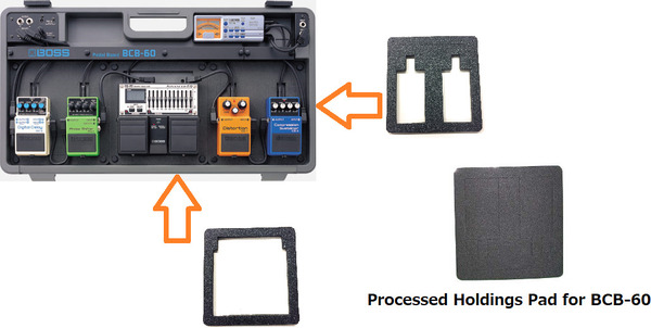 Boss Pedalboard Boss Pedal Board Single Holding Pad Cushion