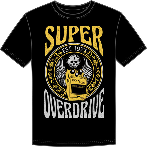 Boss SD-1 Super Overdrive Pedal T-Shirt (S)