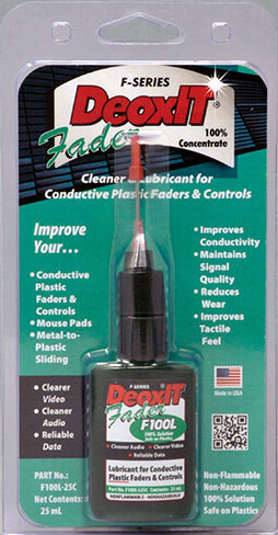 CAIG DeoxIT Fader F100L-L25C (25ml, w/ needle dispenser)