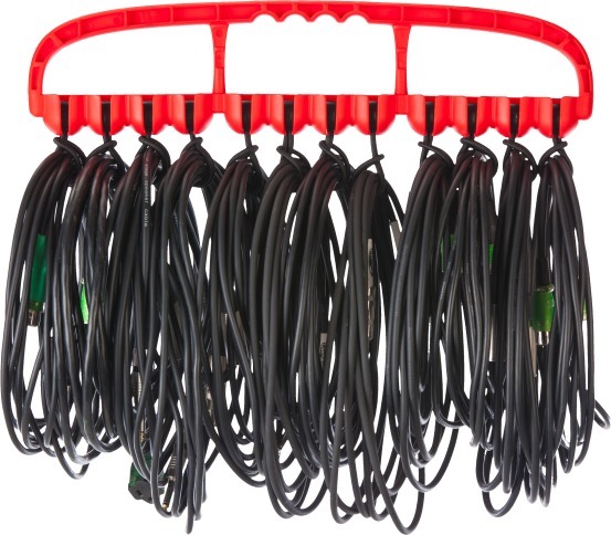 Cable Wrangler Versatile Cable Management Tool (red)