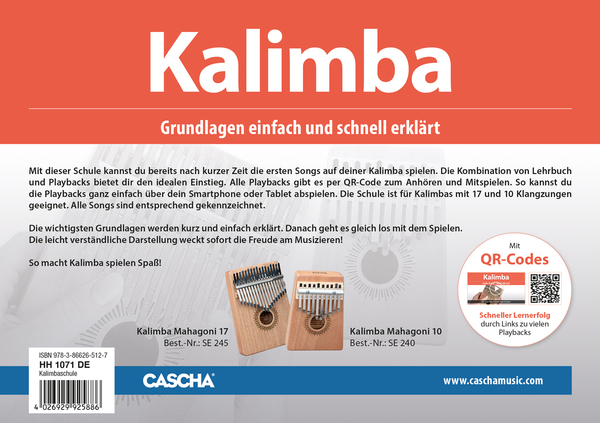 Cascha-Verlag Kalimba - Schnell und einfach lernen