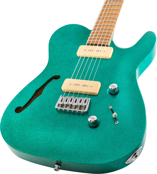 Chapman Guitars ML3 Pro Traditional Semi-Hollow (aventurine green spark)