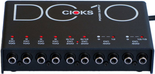 Cioks DC10 (10 outlets/8 isolated sections - 9, 12 and 15V DC)