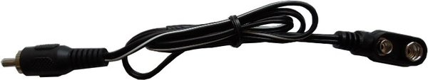 Cioks Flex Cable Type 6 - 9V Battery Clip (30cm / black)