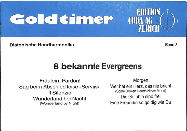 Coda Goldtimer Band 3 / 8 Bekannte Evergreens