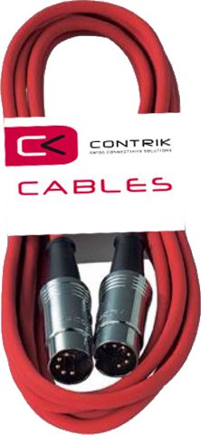 Contrik MIDI5 (red, 0.9m)