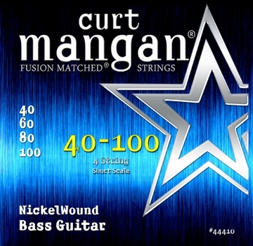 Bass Guitar Nickel Wound 4 String Short Scale (40-100)