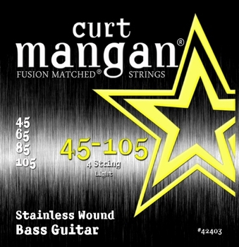 Bass Guitar Stainless Wound 4 String Light (45-105)