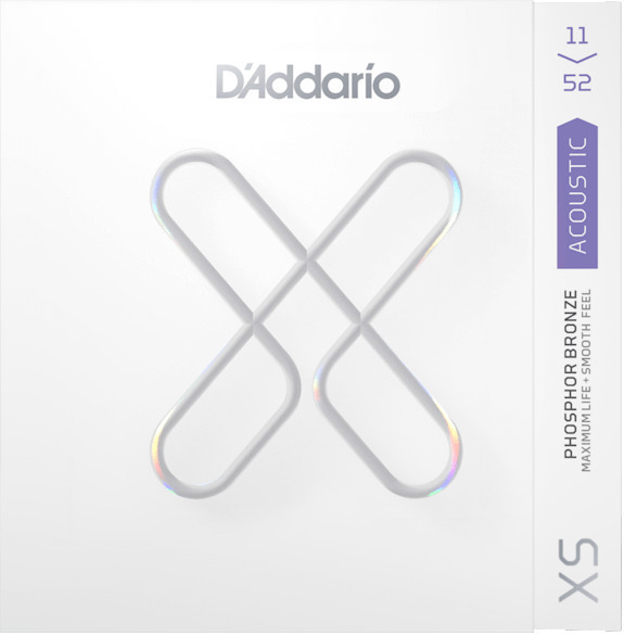 D'Addario Acoustic Phosphor Bronze XSAPB1152 (custom light , 11-52)