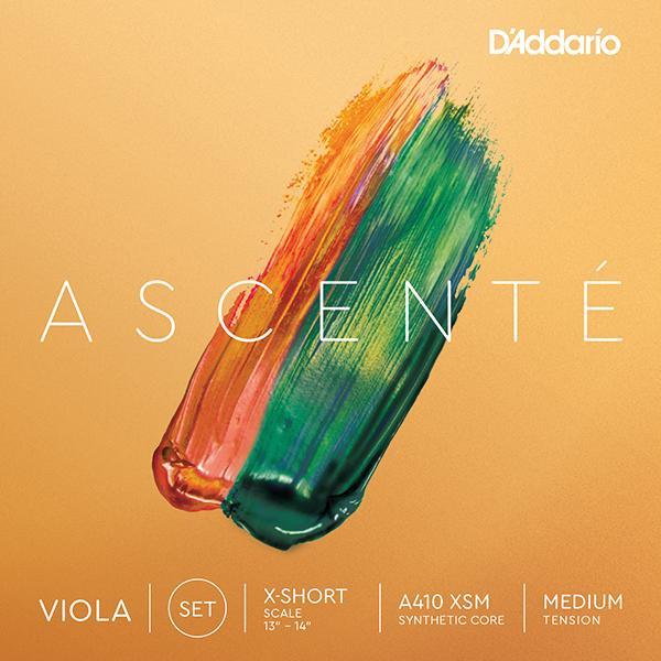 D'Addario Ascente A410 XSM (medium tension / extra short scale)