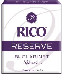 D'Addario Bb Clarinet Reserve Classic #4+ (strength 4.0+, 10 pack)