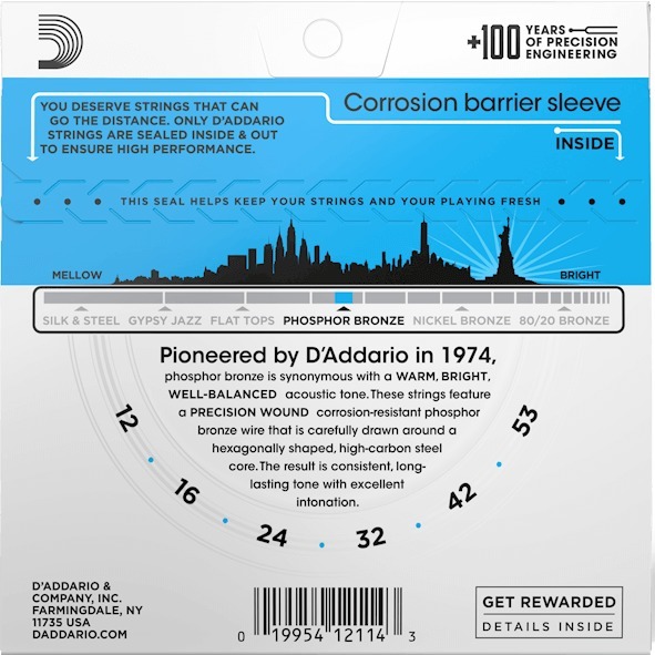 D'Addario EJ16 Light (012-053)