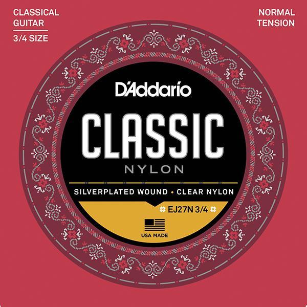 D'Addario EJ27N 3/4 Scale (Normal Tension)