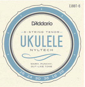 D'Addario EJ88T-6 Nyltech Ukulele Tenor