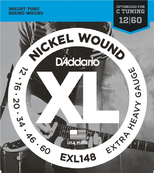 EXL148 Extra Heavy / 012-060 (drop C tuning)