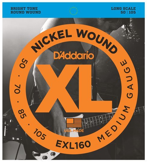 D'Addario EXL160 (.050-.105 / long scale regular)