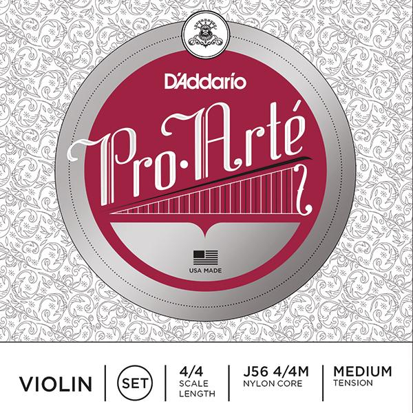 J56 4/4M Pro Arté Violin String Set (medium tension)
