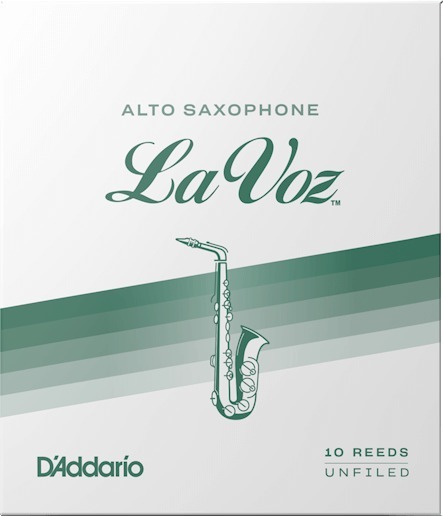 La Voz Alto-Sax Medium Soft Reeds Set (strength medium-soft, 10 pack)