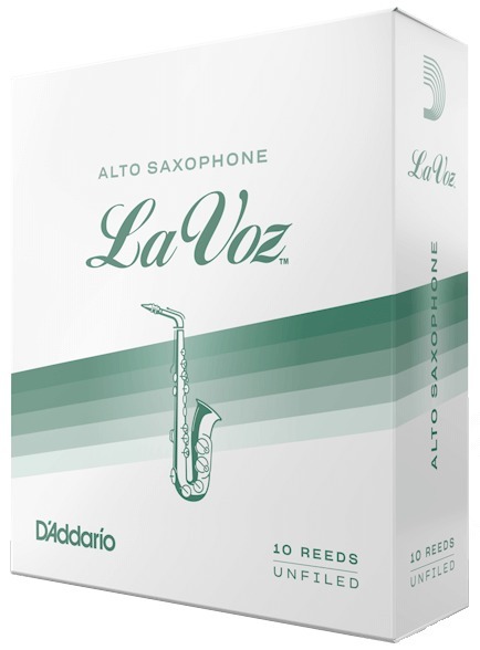 D'Addario La Voz Alto-Sax Medium / Unfiled (strength medium, 10 pack)
