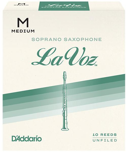La Voz Soprano Sax Medium (strength medium, 10 pack, unfiled)