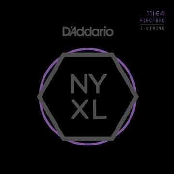 D'Addario NYXL1164 New York XL 7-String / Nickel Round Wound (.011-.064 - medium)