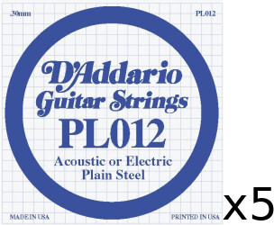 PL 012 (set of 5)