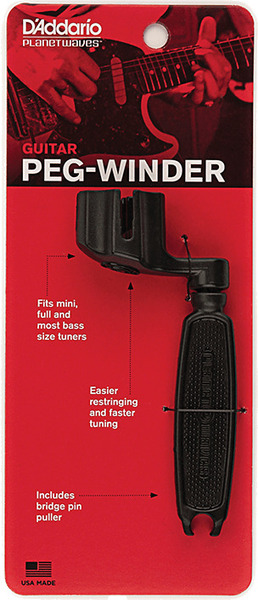 D'Addario PWPW1 Guitar Peg-Winder