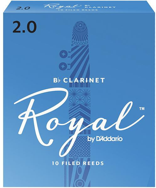 D'Addario Royal Bb Clarinet #2 / Filed (strength 2.0, 10 pack)