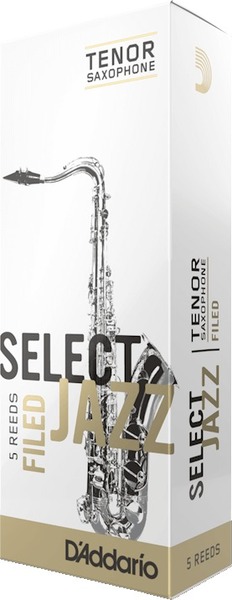 D'Addario Select Jazz Filed Tenor-Sax #3 Soft (3.0 soft, 5er box)