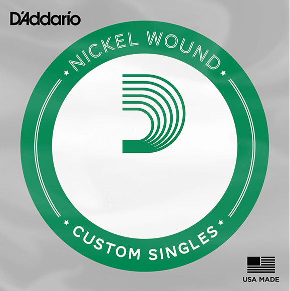 D'Addario XLB018p Electric Bass .018 Single String (long scale plain steel)