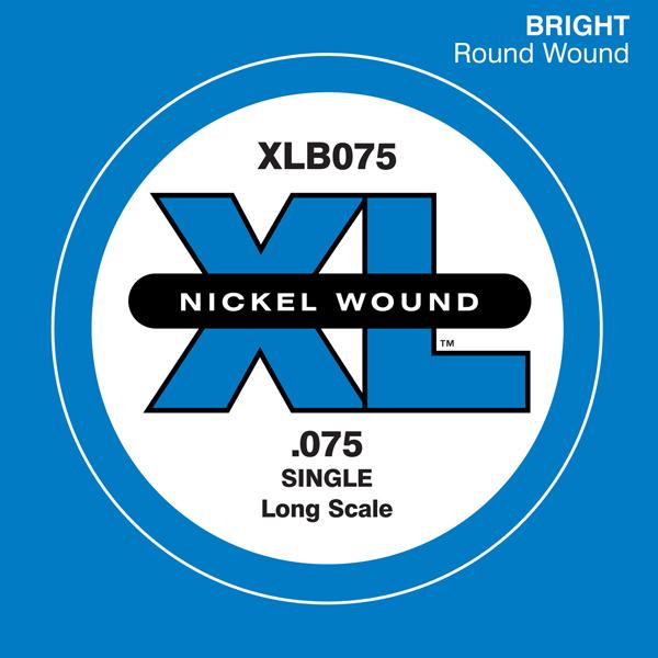 D'Addario XLB075 Long Scale Nickel Wound / .075