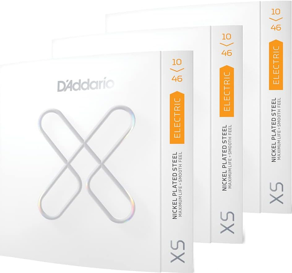 XSE1046-3P Pack of 3 Sets / XS Nickel Coated Electric Guitar Strings (10-46 / regular light)