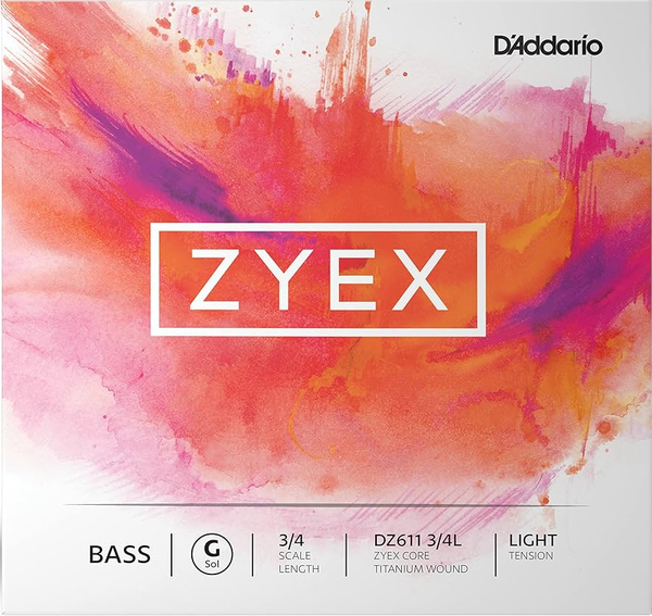 Zyex DZ611 3/4L / Single String G (Sol) (3/4, light tension)